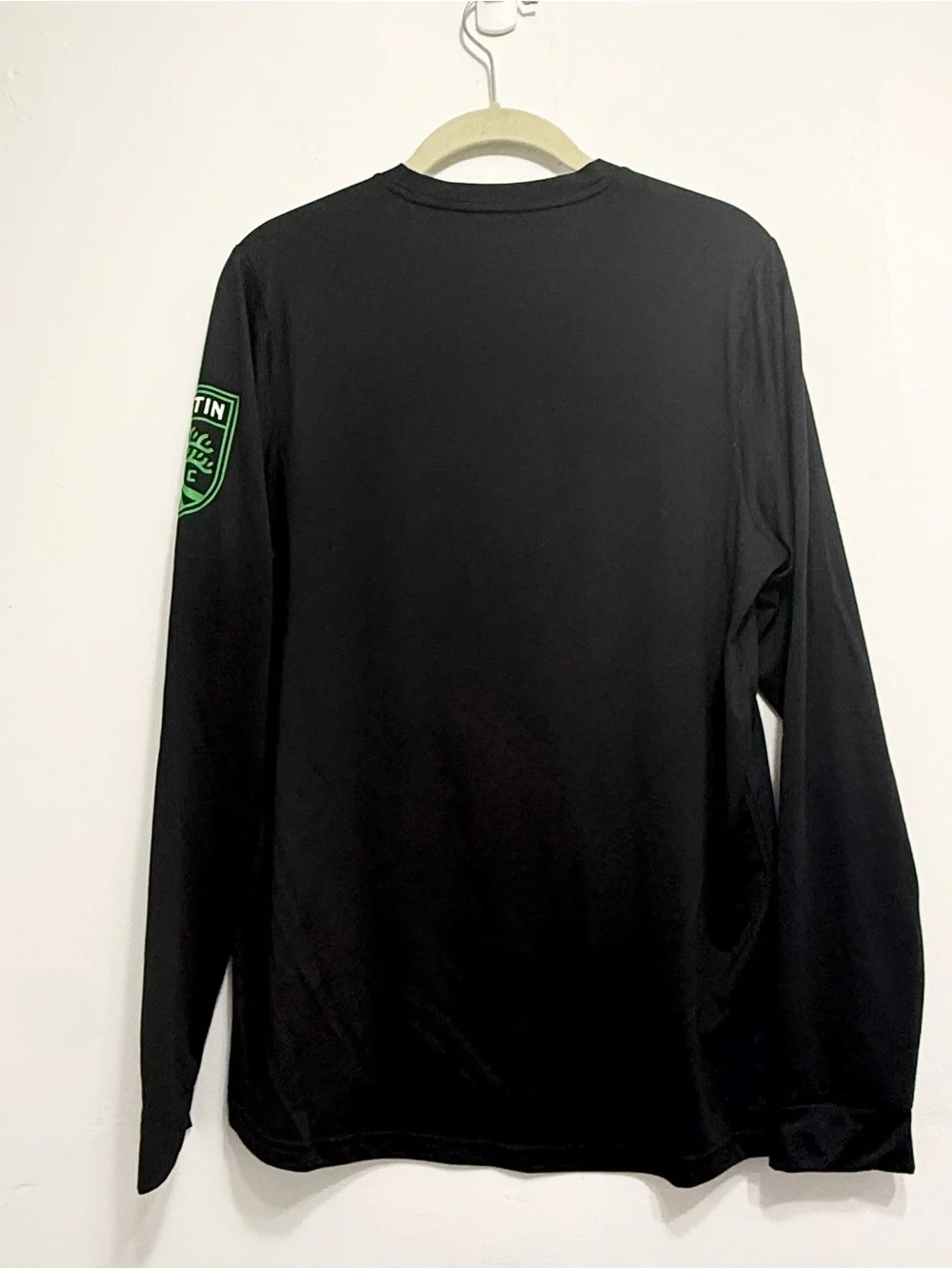Adidas Austin FC Long Sleeve Graphic Tee Black Mens M